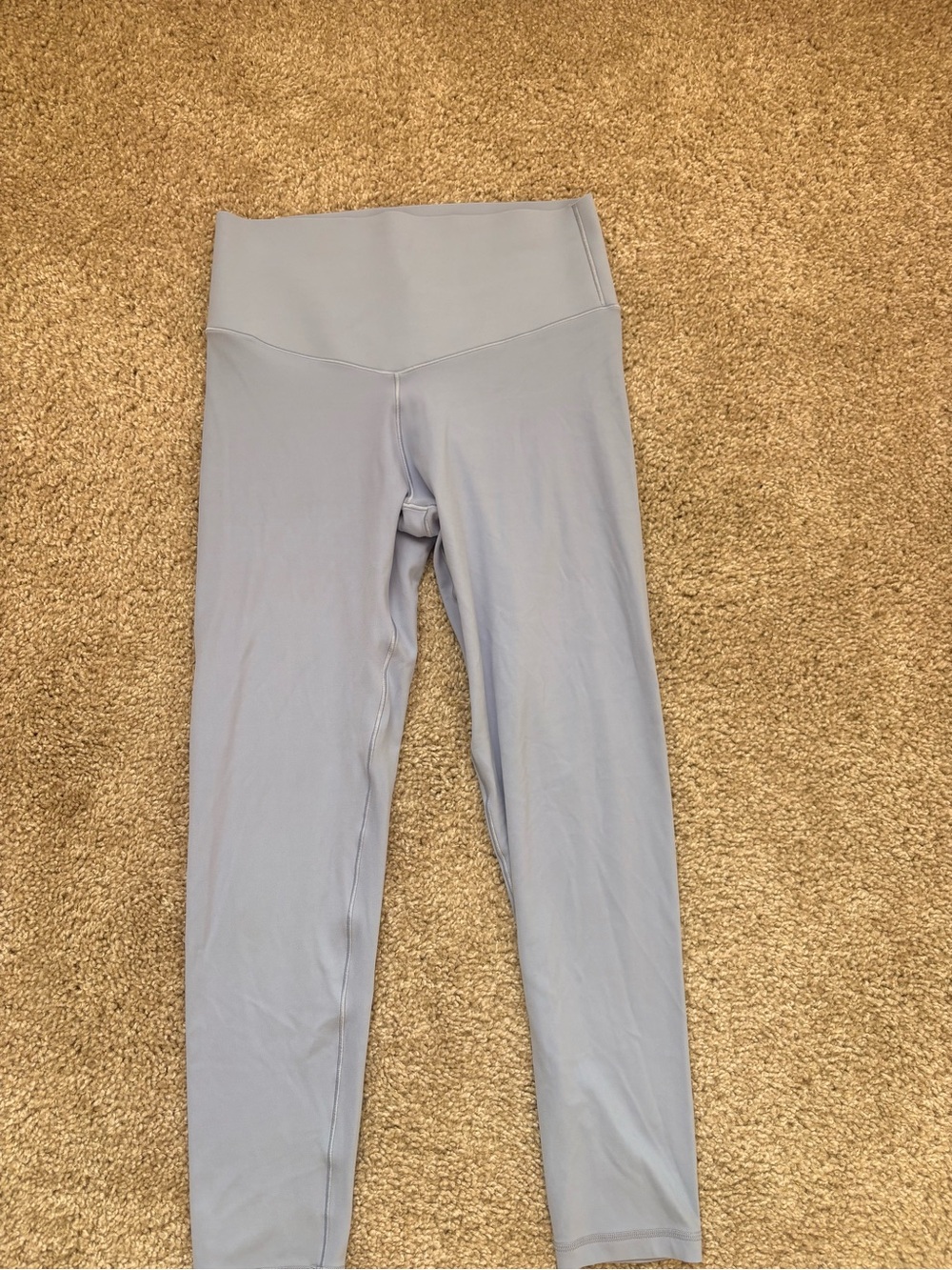High-Waist Leggings in Light Blue - Picture 1 of 3